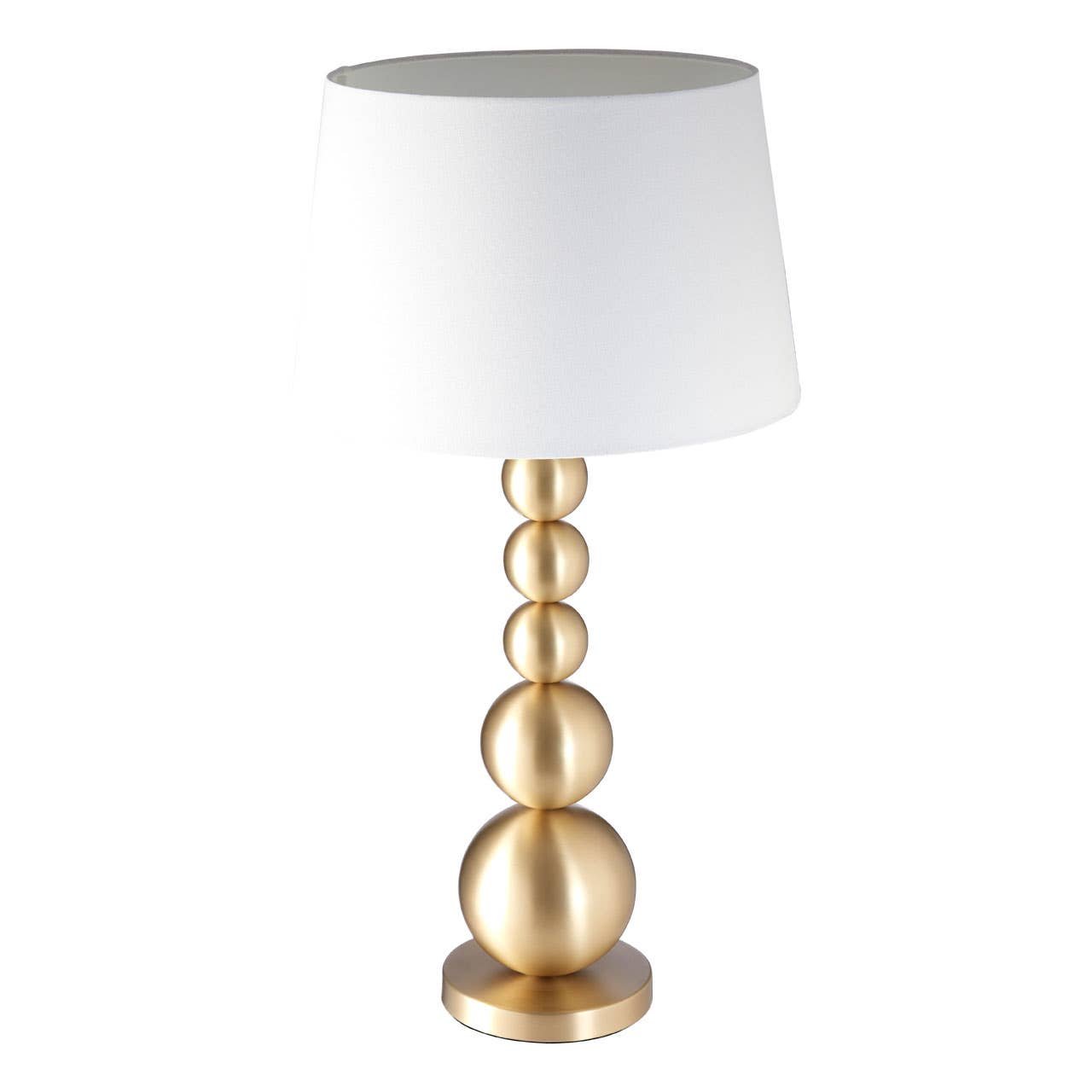 Orsina Senna Stacked Orb Table Lamp – Gold - Image 5