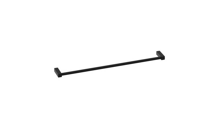 Cosmic Metric Towel Rail - Matt Black