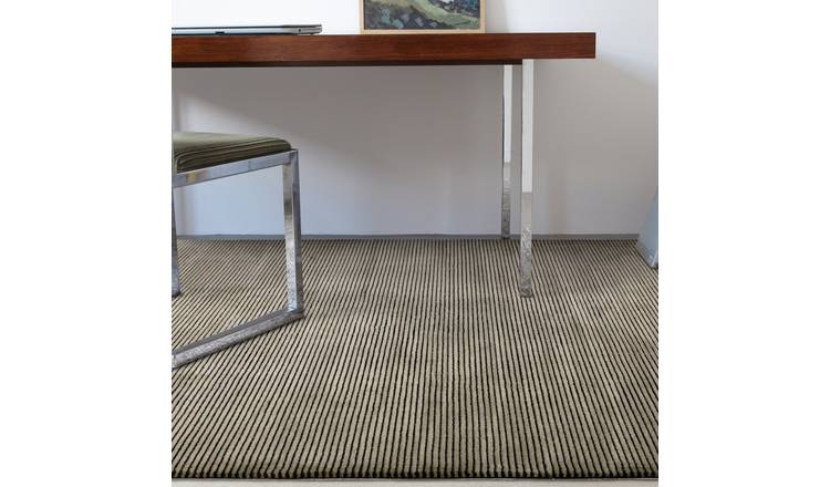 Mega Flooring Green Modern Plain Rug - 80 x 150cm