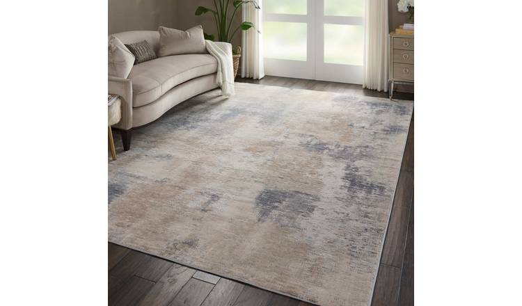 Mega Flooring Beige Modern Abstract Rug - 120 x 180cm