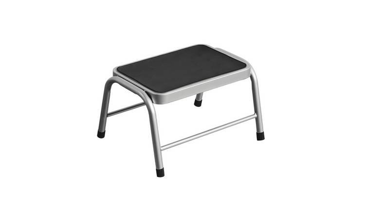 Orsina Metal Step Stool – Silver