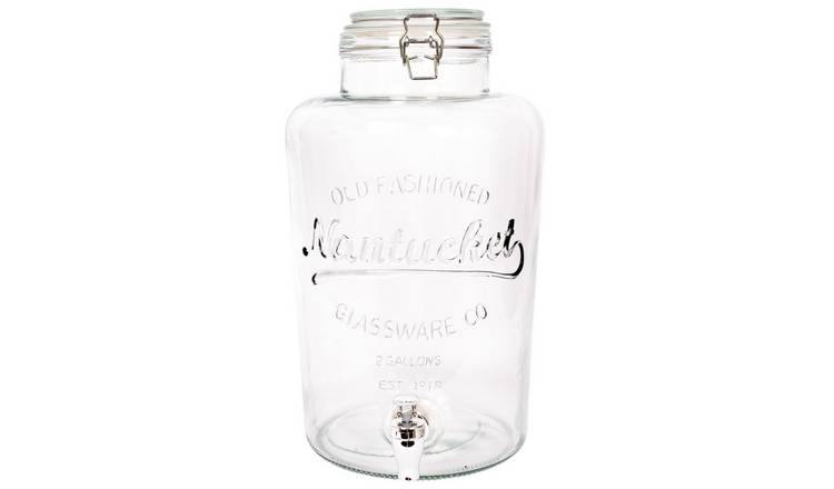 Rink Drink Glass Drinks Dispenser with Tap - 8.7L