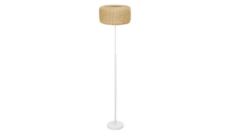 Osram Decor Paper Bale E27 Boho Style Standing Floor Lamp - Beige