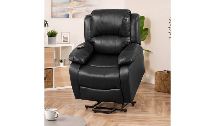 Artemis Home Northfield Dual Massage Heat Electric Mobility Recliner - Black