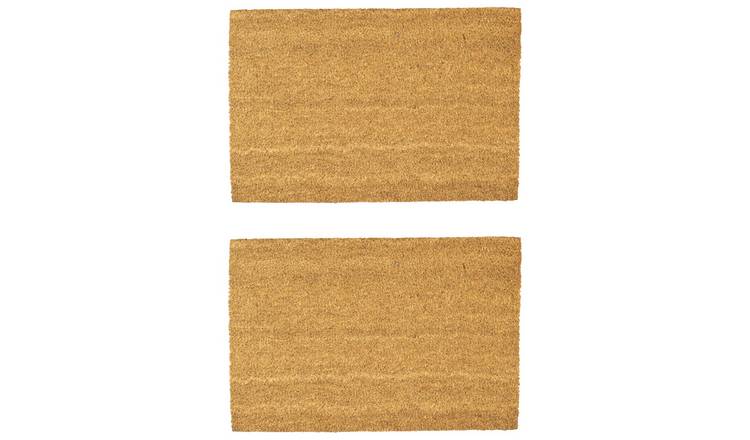 Nicola Spring Coir Door Mats - Classic - Pack of 2
