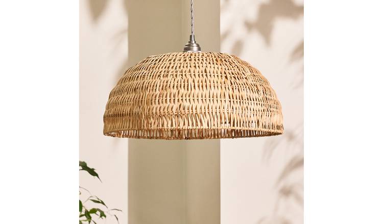 Dibor Rattan Dome Ceiling Shade - Natural
