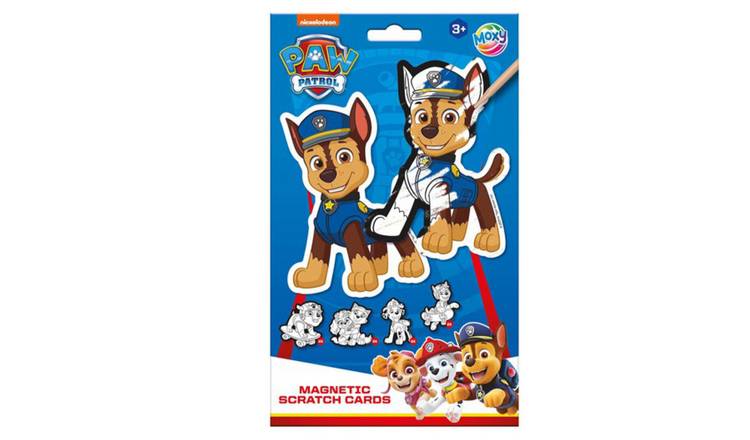 Totum Paw Patrol Scratch Magnets Craft Set - Age 3+