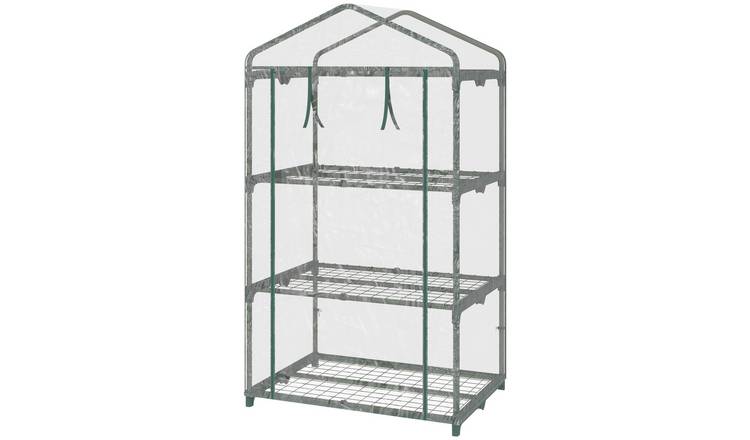 Outsunny PVC Mini Greenhouse – Clear