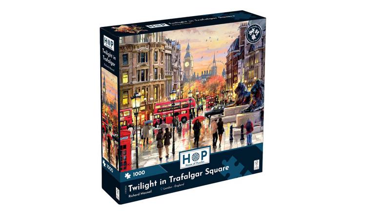 The House of Puzzles Twilight in Trafalgar Square 1000 Piece Jigsaw Puzzle