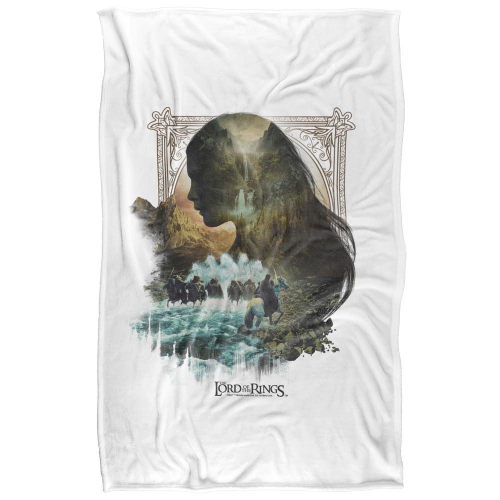 The Lord of the Rings Epic Journey Arwen River Blanket - 152cm x 127cm - Image 1