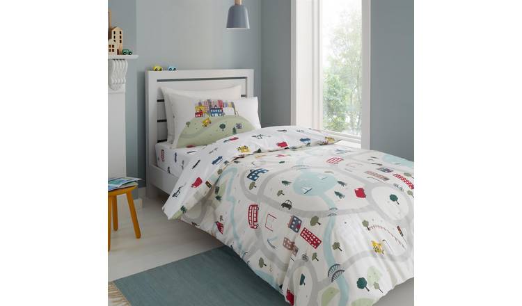 Bianca Transport Duvet Cover Set - Junior - White