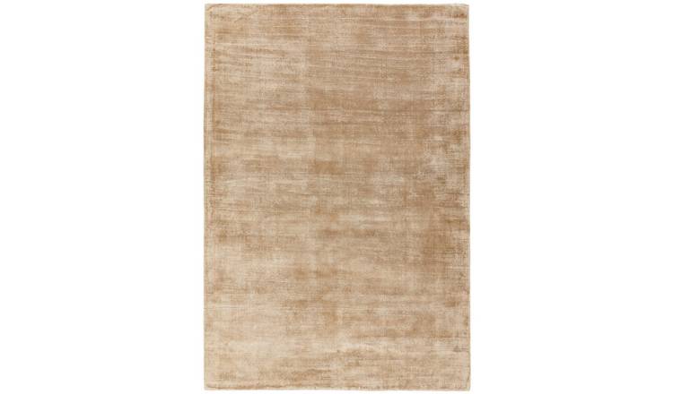 Mega Flooring Beige Handmade Plain Rug - 200 x 290cm