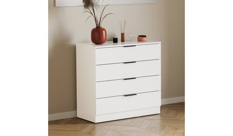Vida Designs Trega 4 Drawer Chest - White