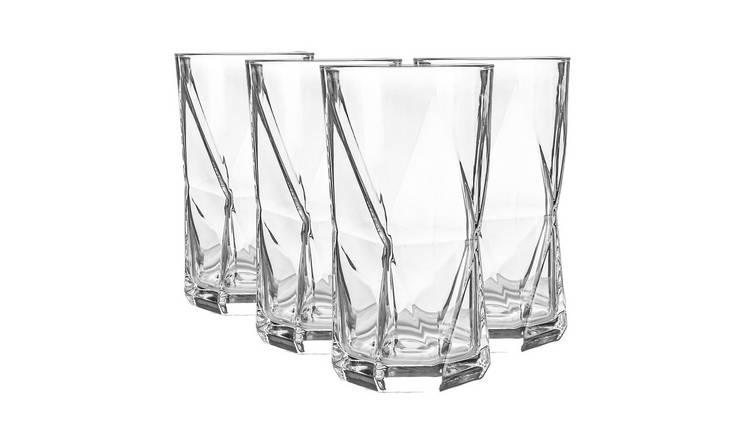 Bormioli Rocco Cassiopea Highball Glasses - 480ml - Clear - Pack of 4