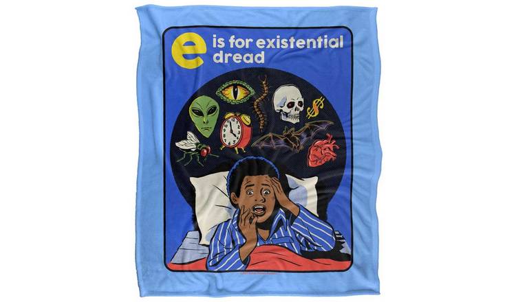 Steven Rhodes Existential Dread Soft Touch Blanket - 152cm x 127cm