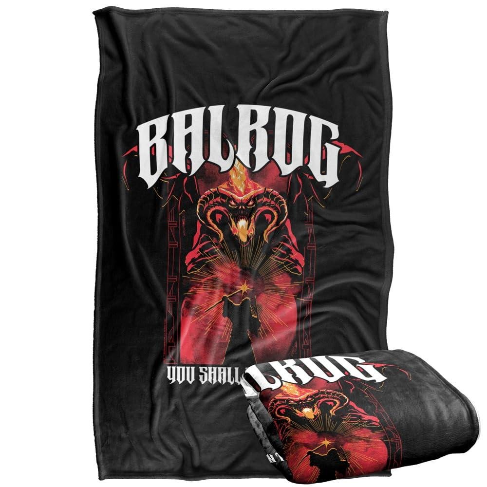 Lord Of The Rings Balrog Band Soft Touch Blanket - 127cm x 152cm - Image 2
