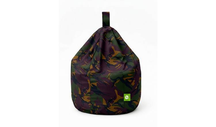 Bean Lazy Army Camo Cotton Bean Bag Child Size Green
