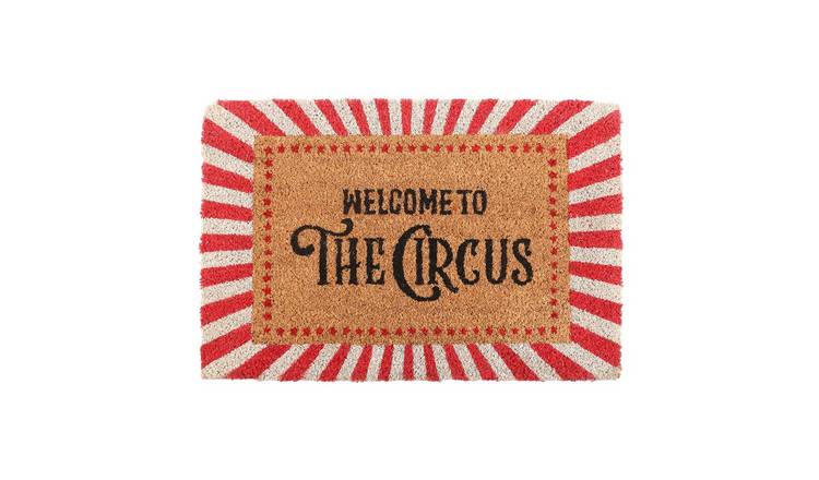 Something Different Welcome To The Circus Door Mat - Red