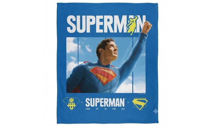 Superman Running Blanket - 152cm x 127cm