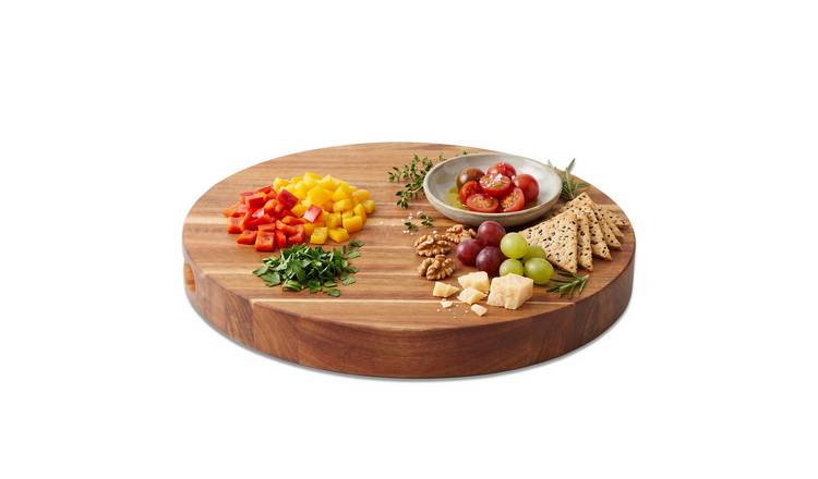 Orsina Kora Acacia Wood Chopping and Serving Board - Natural