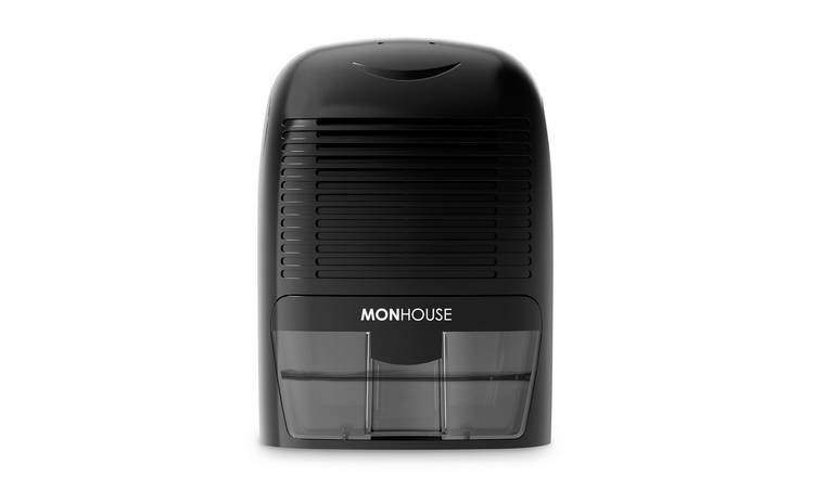 MONHOUSE 1500ml Dehumidifier & Compact Electric Moisture Absorber - Black