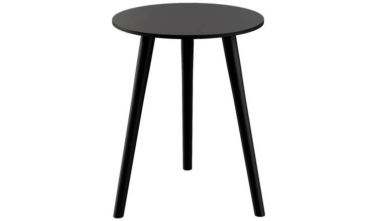 Vida Designs Round Side Table - Black