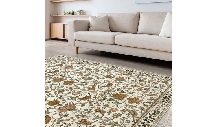 The Rugs Beige Classical Secret Garden Rug - 120 x 160cm