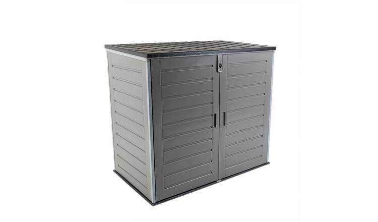 Charles Bentley 1170L Outdoor Garden Storage Cabinet - Grey