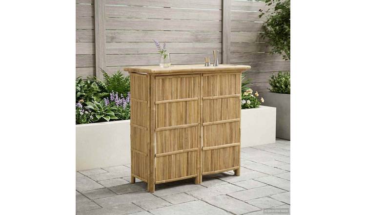 Walplus Bamboo Table - Natural - 115 x 55 x 105 cm