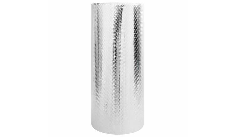 Walplus Polyethylene Radiator Heat Reflector - Silver - 1000 x 100 cm