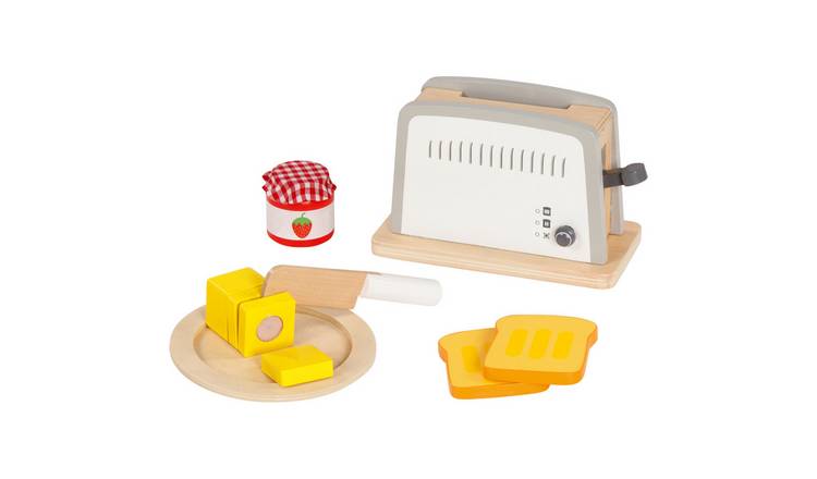 Goki Wooden Toaster Kitchen Pretend Playset - Age 3+