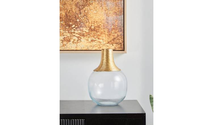 Orsina Glynn Glass Small Vase - Gold