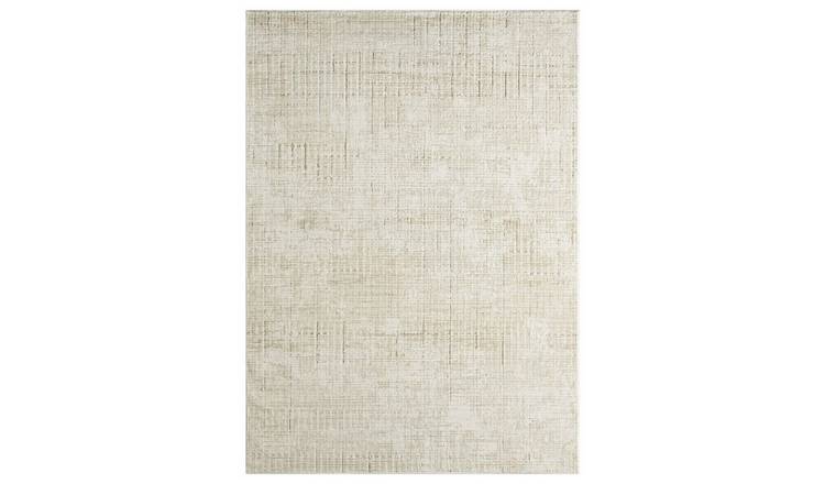 Mega Flooring White Modern Abstract Rug - 160 x 221cm