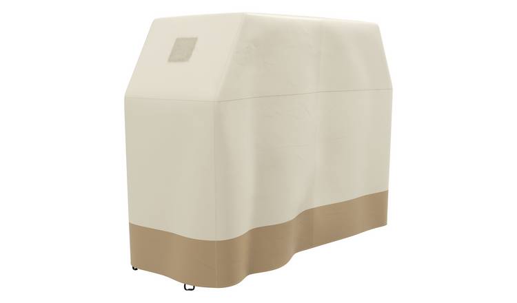 Outsunny Waterproof BBQ Grill Cover with Windproof Buckles – Beige