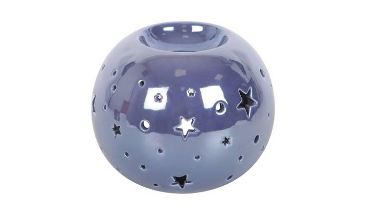 Something Different Iridescent Star Oil Burner - Purple