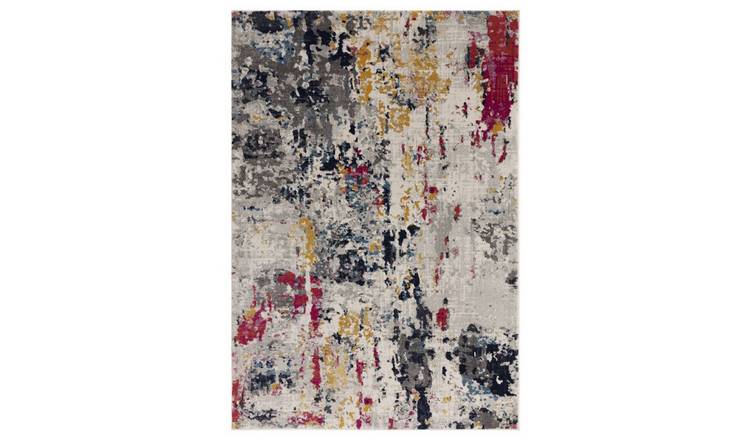 Mega Flooring Multi Modern Abstract Rug - 80 x 150cm