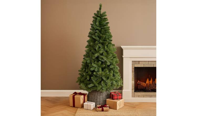 7ft Neo Scandinavian Tips Spruce Fir Tree Artificial Christmas Tree Xmas