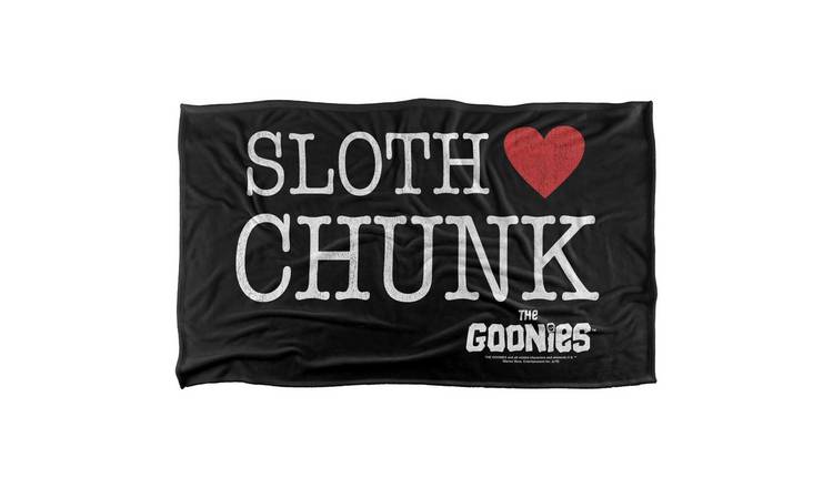 The Goonies Chunk Heart Sloth Blanket - 147cm x 91cm