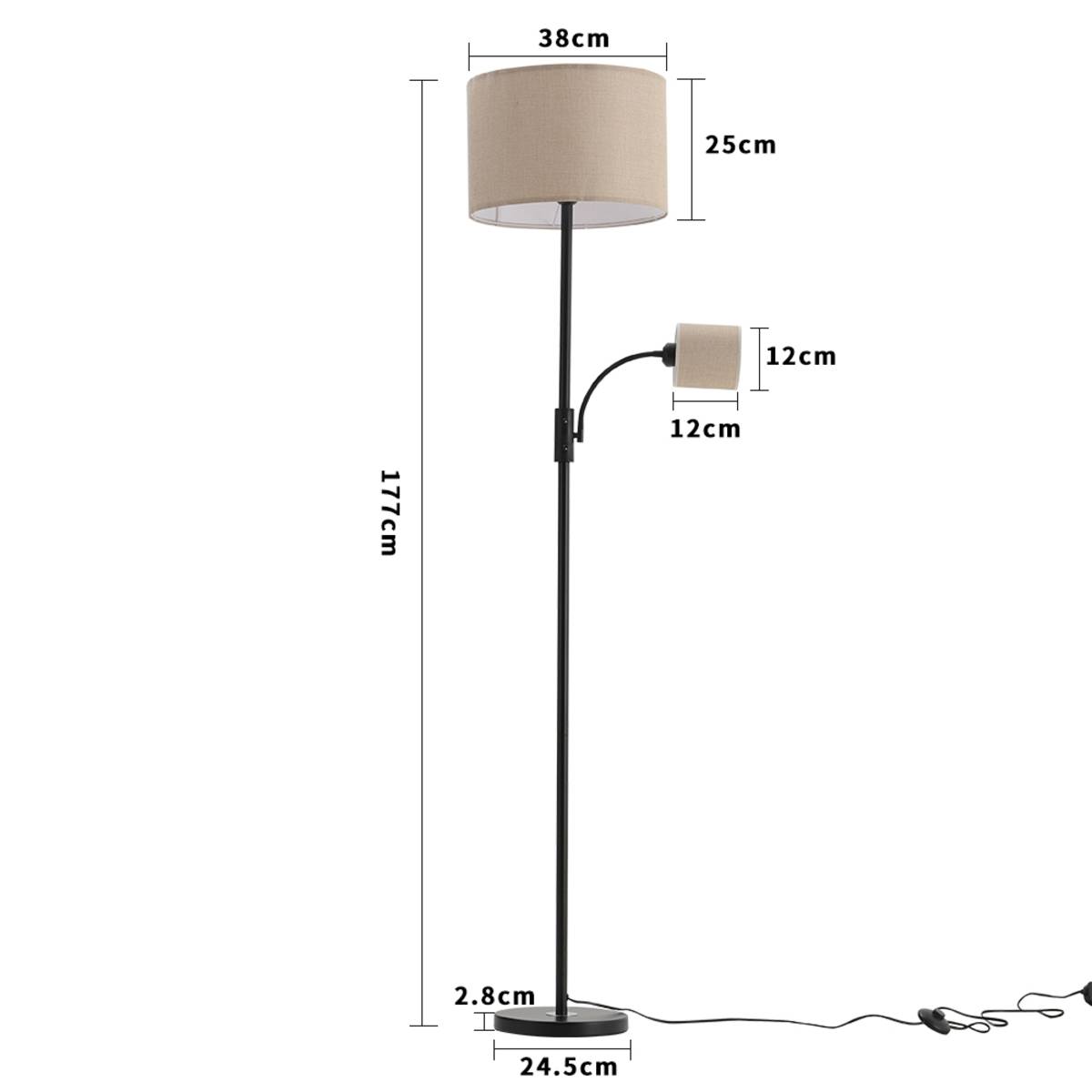 Living and Home Mother and Child Floor Lamp - Image 5
