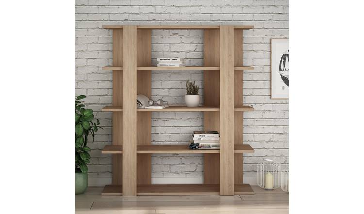 Decortie Tita Particleboard Bookcase - Oak