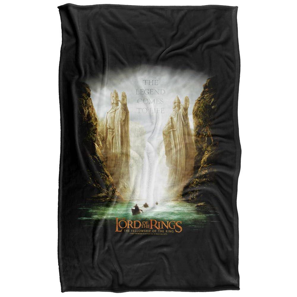 The Lord of the Rings Fellowship Kings Of Old Blanket - 147cm x 91cm - Image 1