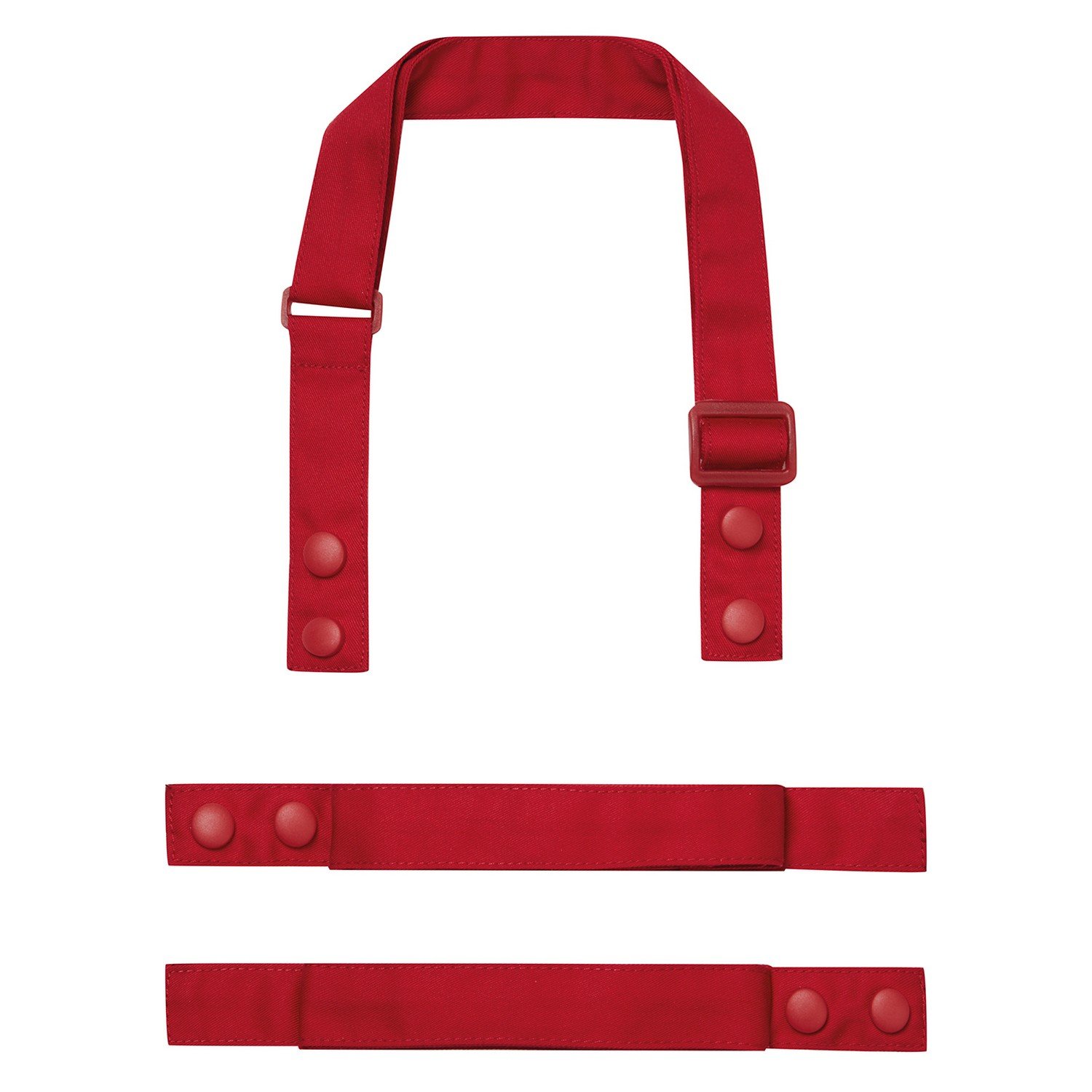 Premier Swap & Pop Customizable Apron Straps - Red - Image 1