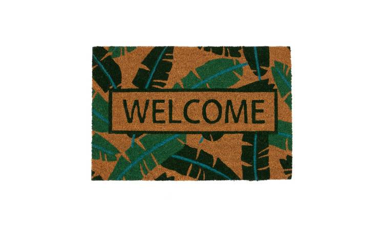 Nicola Spring Coir Door Mat - Banana Leaf