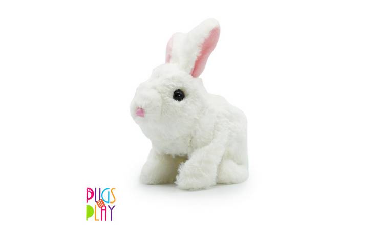 Pugs at Play Hopping Club Interactive Jumping Rabbit Plush Toy - Hopper