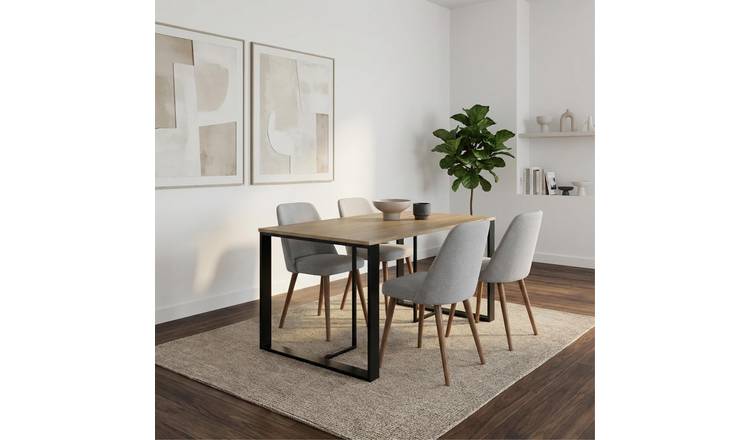 Decortie Lenora Extendable Dining Table - Natural Wood