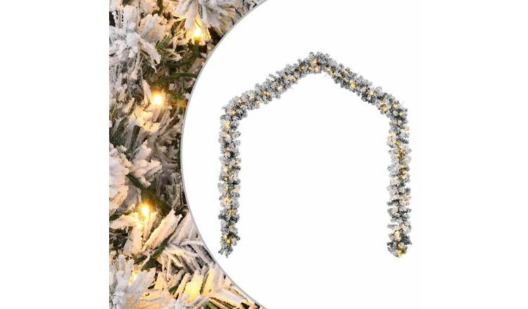 Walplus 300 Led Lights PVC Christmas Garland - Green - 2000 cm