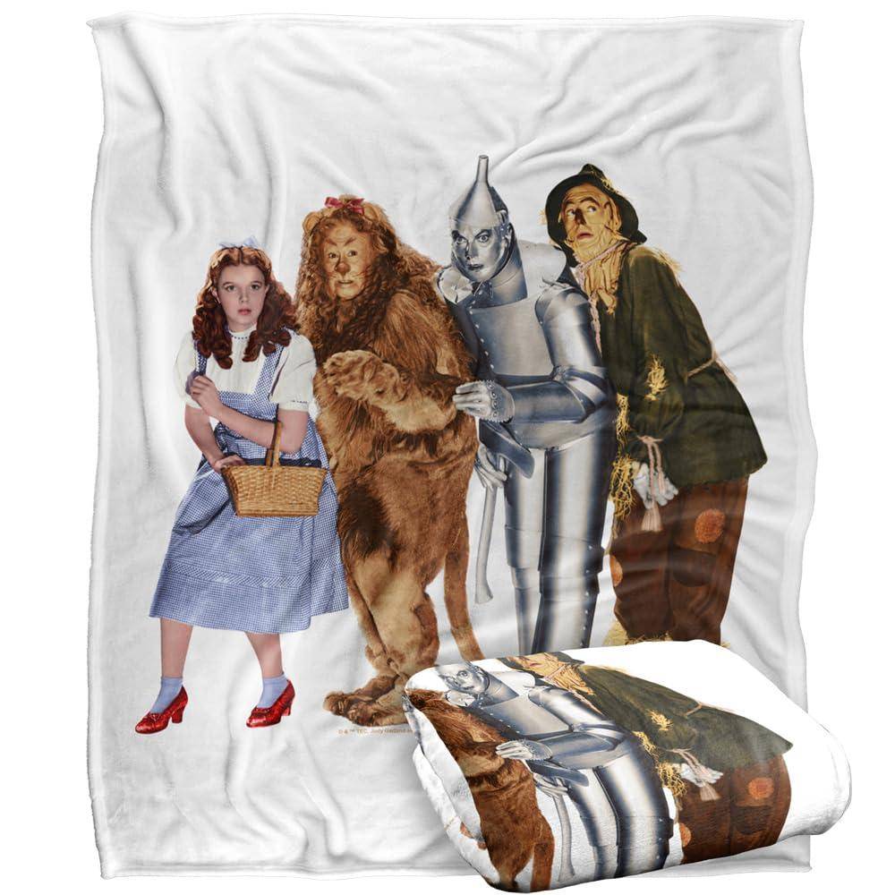 The Wizard Of Oz Frightened Foursome Blanket - 152cm x 127cm - Image 2