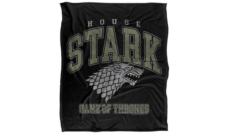 Game Of Thrones House Stark Varsity Polyester Blanket - 147cm x 91cm