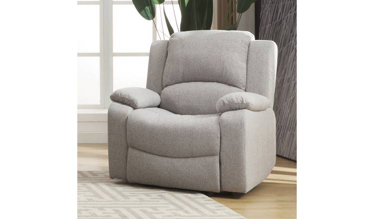 Artemis Home Marldon Manual Reclining Armchair - Light Grey