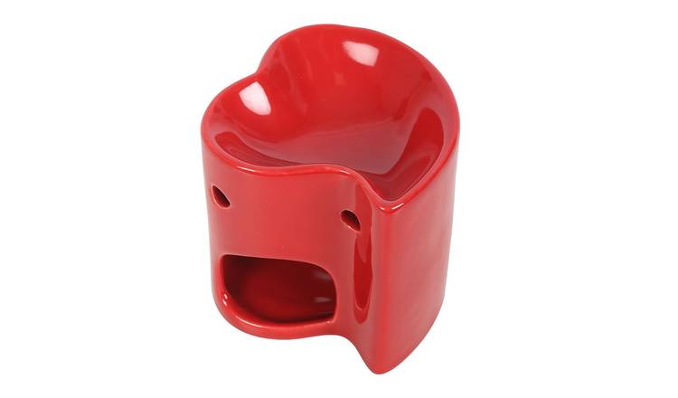 Something Different Heart Oil Burner - Red